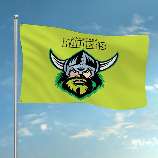 NRL Canberra Raiders Team Colours Rugby League Flag