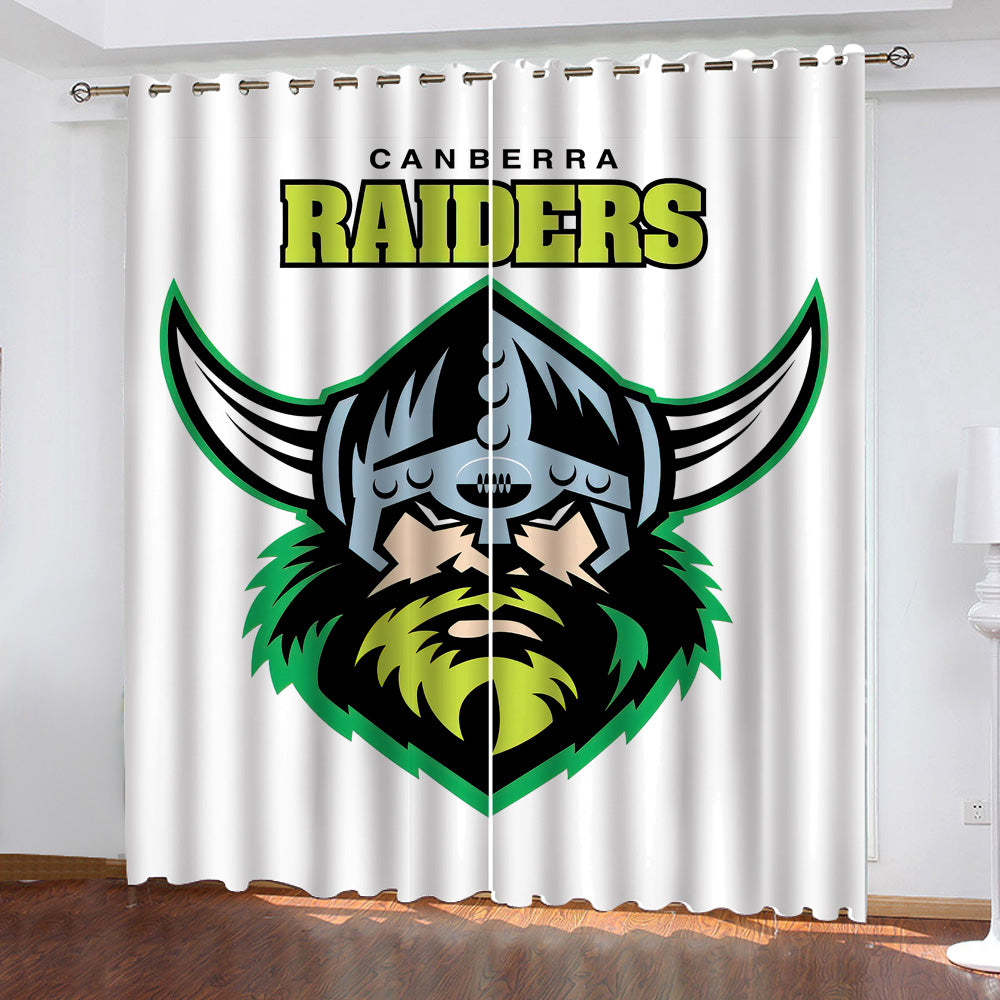 NRL Canberra Raiders Window Curtains