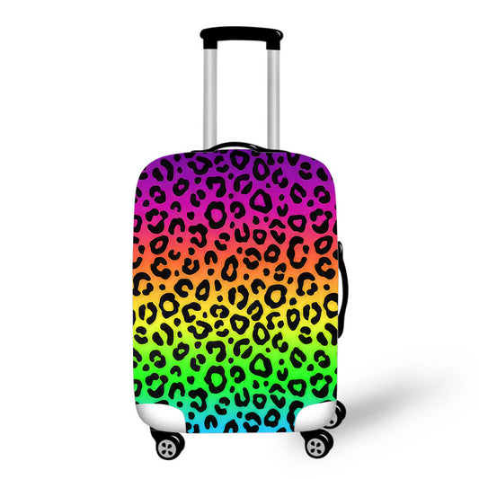 Rainbow Leopard Pattern Luggage / Suitcase Covers