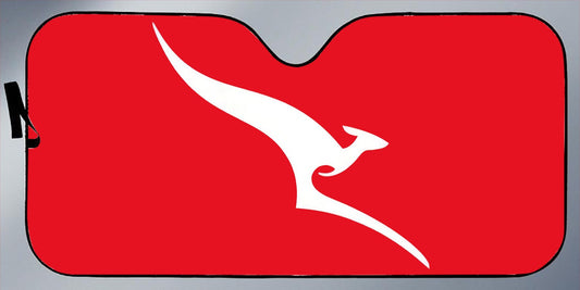 Qantas Retro Roo Sunshade For Cars & Trucks
