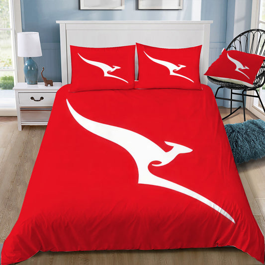 Qantas Retro Roo Doona / Duvet Cover and 2 Pillow Slips