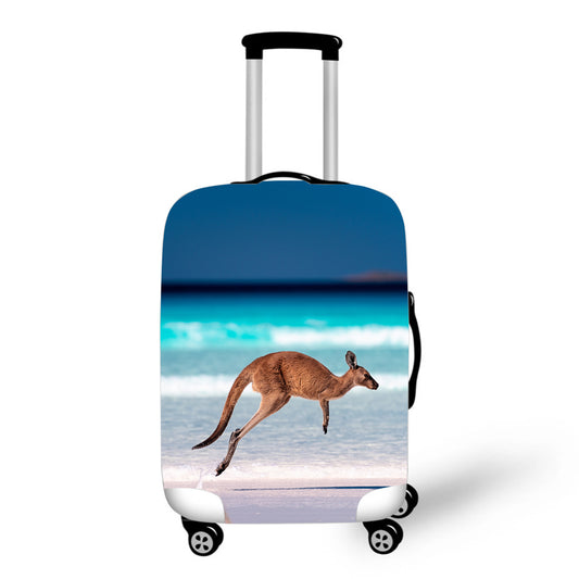 Kangaroo on a Beach Luggage / Suitcase Covers