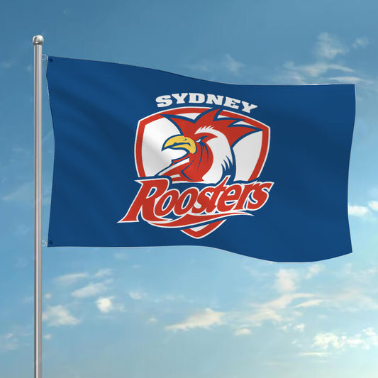 NRL Sydney Roosters Team Colours Rugby League Flag