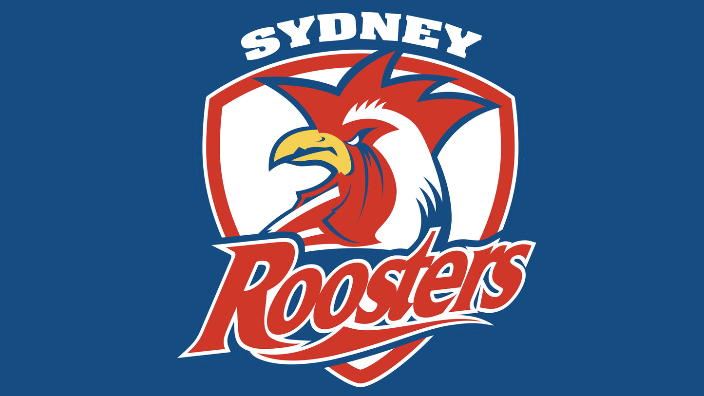 NRL Sydney Roosters Team Colours Rugby League Flag