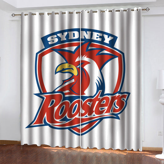 NRL Sydney Roosters Window Curtains