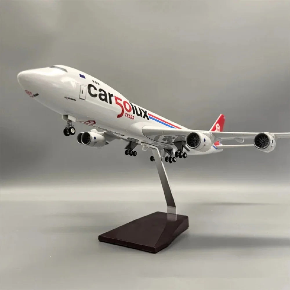 Cargolux Boeing Freighter 747-8 50 Years Livery 47cm 1/160 Model Plane