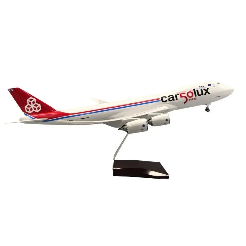 Cargolux Boeing Freighter 747-8 50 Years Livery 47cm 1/160 Model Plane