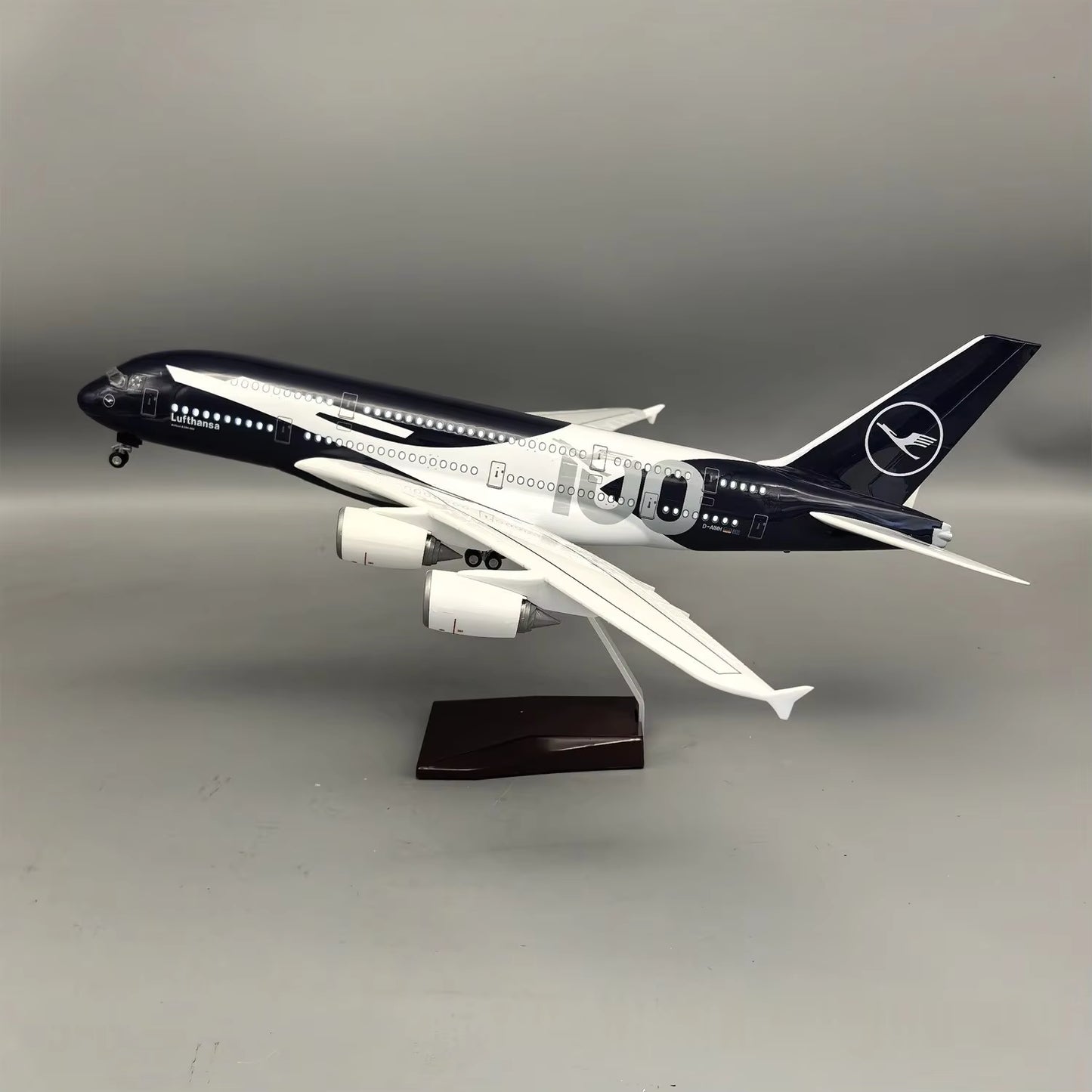Lufthansa Airbus A380 80 Years Livery 47cm 1/160 LED & Non LED Model Plane