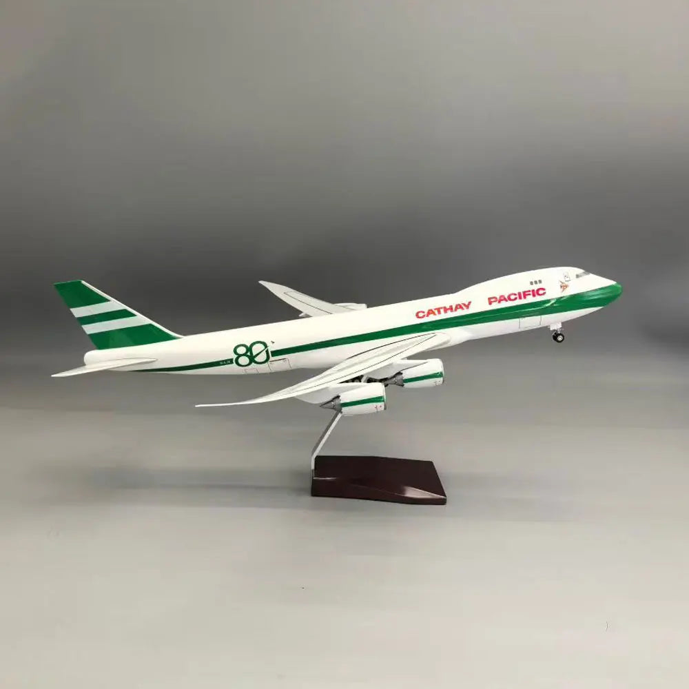 Cathay Pacific Boeing Freighter 747-8 80 Years Livery 47cm 1/160 Model Plane