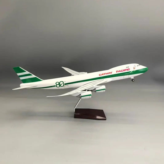 Cathay Pacific Boeing Freighter 747-8 80 Years Livery 47cm 1/160 Model Plane