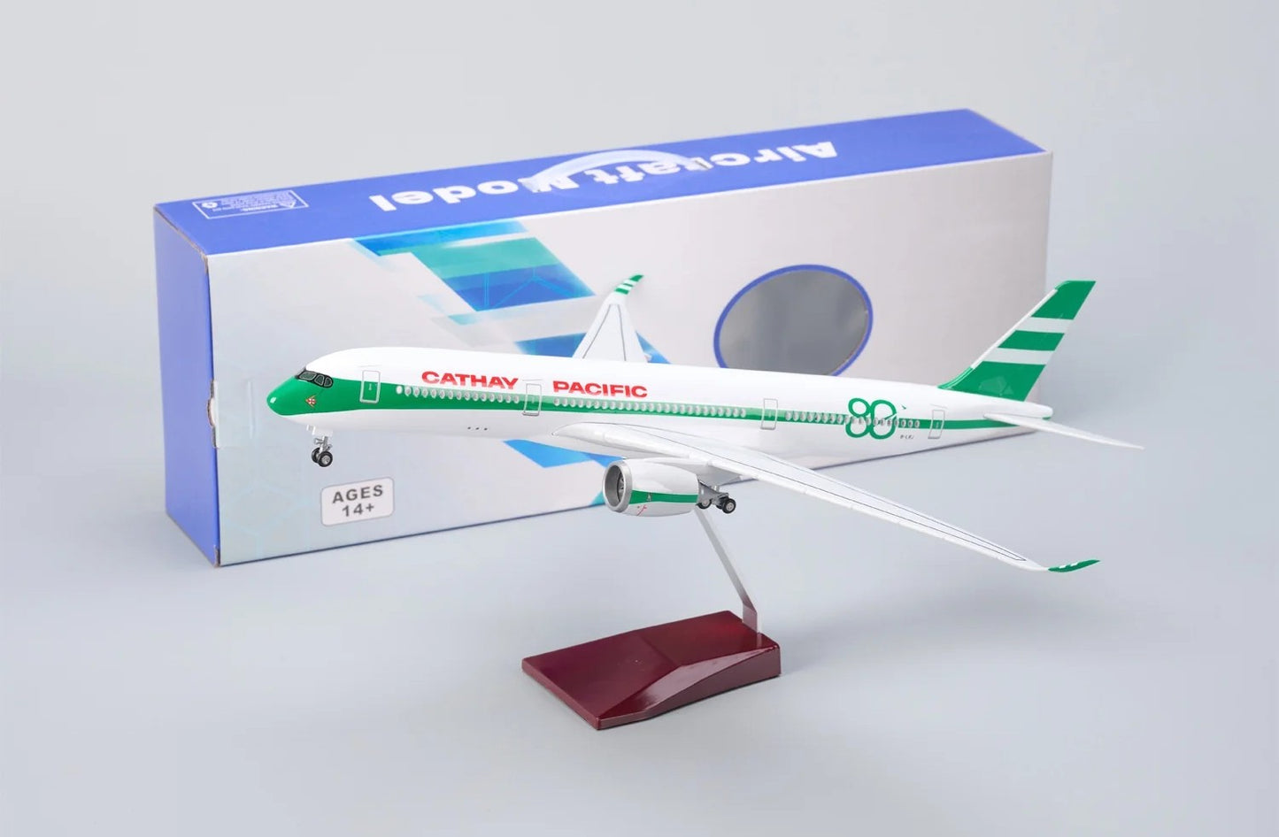 Cathay Pacific 80th Anniversary Airbus A350 47cm 1/160 LED & Non LED Model Plane