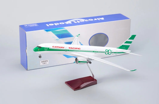 Cathay Pacific 80th Anniversary Airbus A350 47cm 1/160 LED & Non LED Model Plane