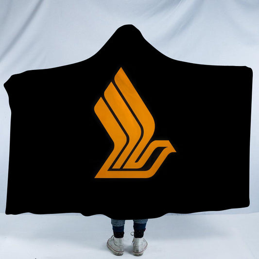 Singapore Airlines Gold Kris Australia Hooded Blanket