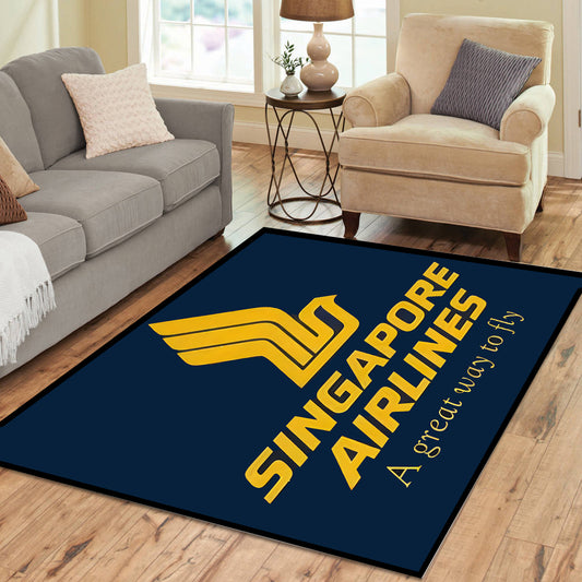 Singapore Airlines Logo Rectangle Rug