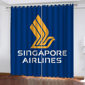 Singapore Airlines Window Curtains