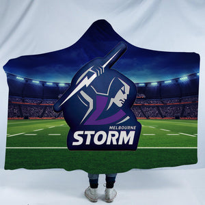 Melbourne Storm Hooded Blanket