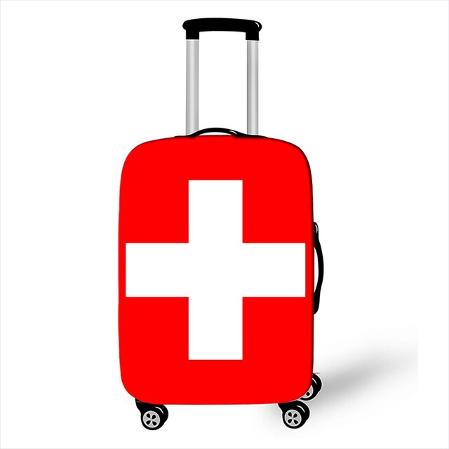 Swiss Flag Luggage / Suitcase Covers