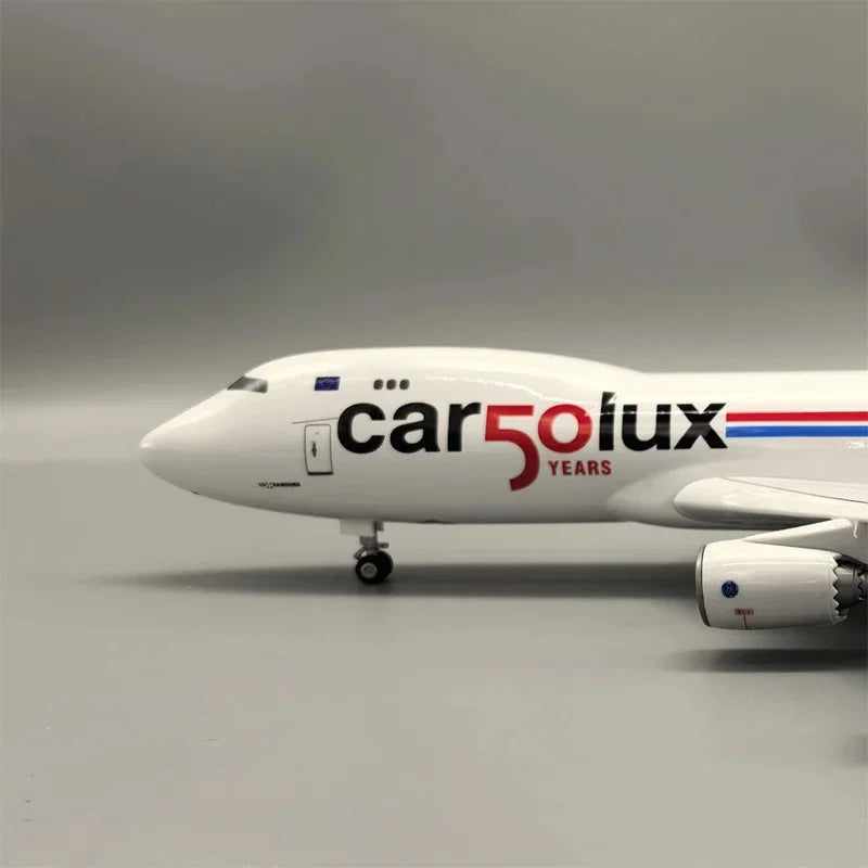 Cargolux Boeing Freighter 747-8 50 Years Livery 47cm 1/160 Model Plane