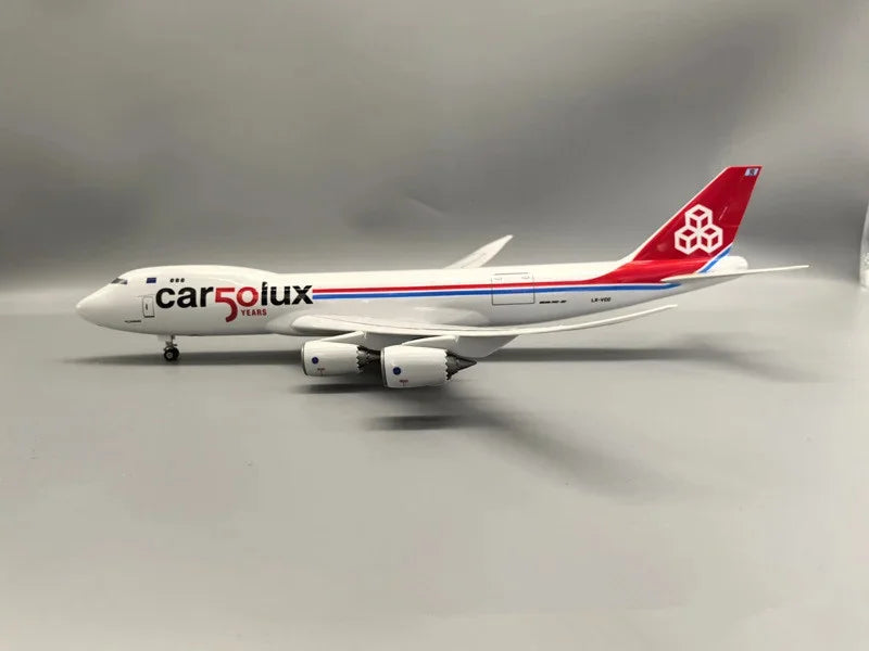 Cargolux Boeing Freighter 747-8 50 Years Livery 47cm 1/160 Model Plane