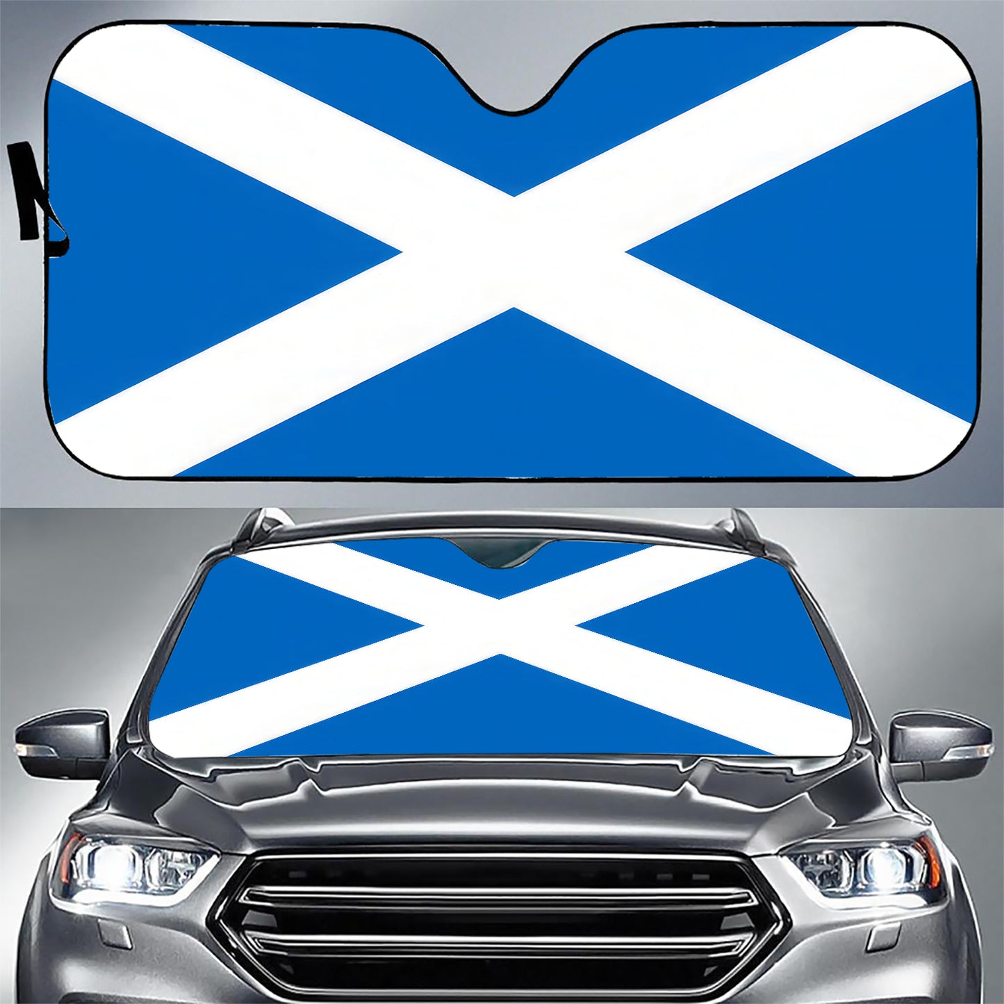 Scottish Flag Sunshade For Cars & Trucks