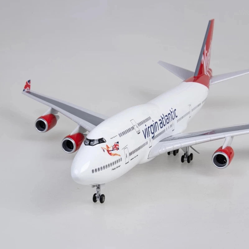 Virgin Atlantic Airways Boeing 747-400 47cm 1/160 LED & Non LED Model Plane