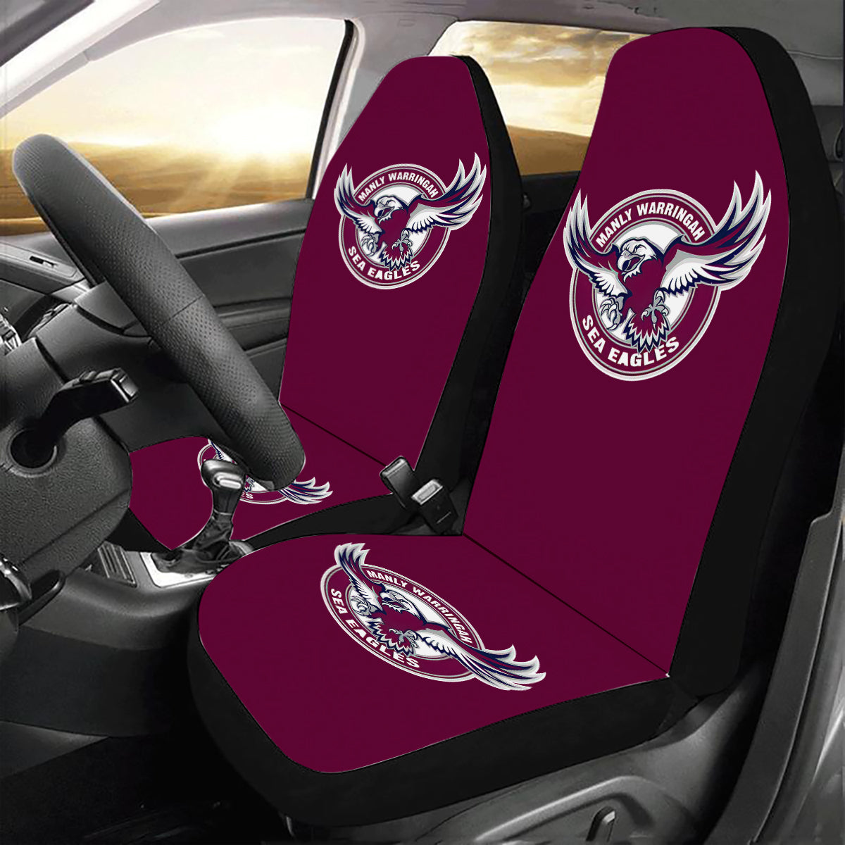 Manly Sea Eagles NRL Car Seat Covers