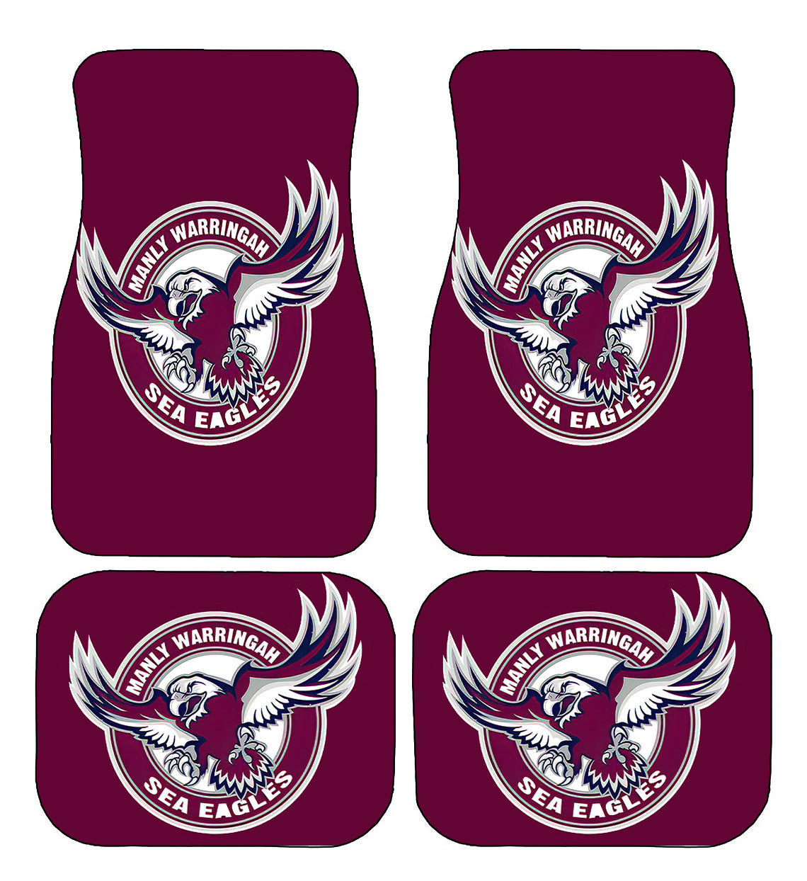 Manly Sea Eagles NRL Car Floor Mats