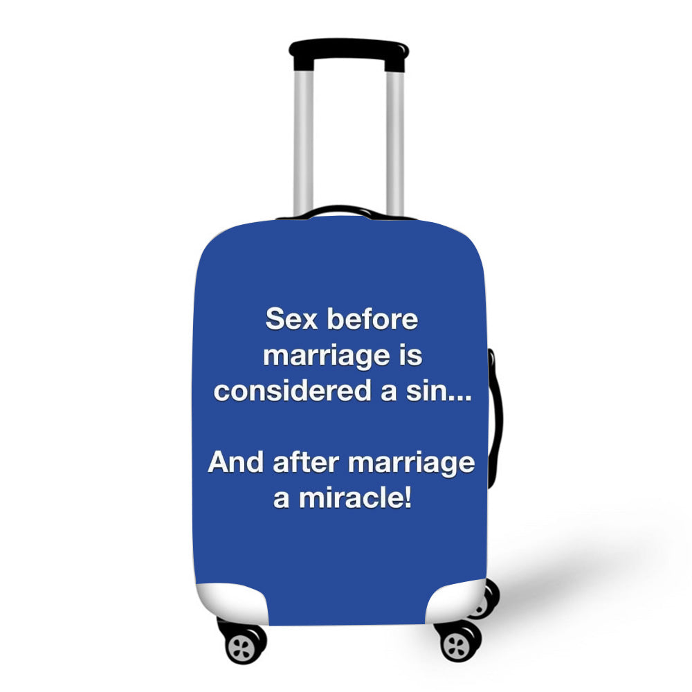 Sex Before Marriage Luggage / Suitcase Covers