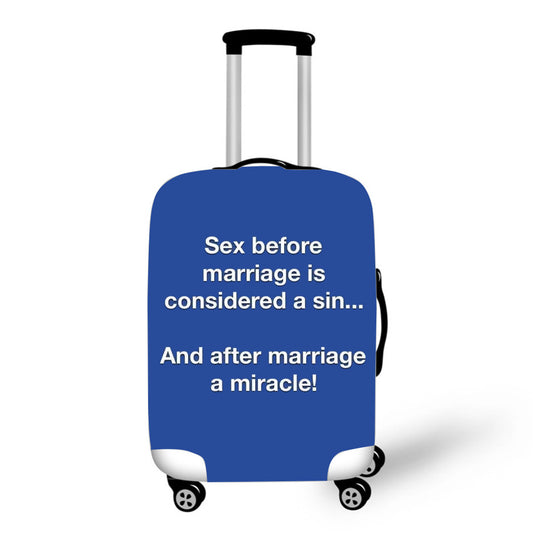Sex Before Marriage Luggage / Suitcase Covers