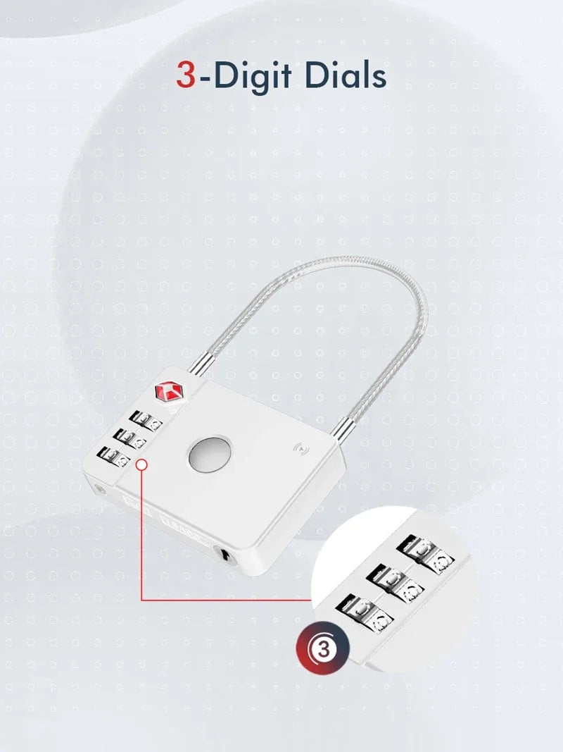 Travel Smartlock Padlock with Tracking