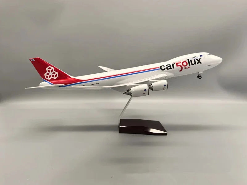 Cargolux Boeing Freighter 747-8 50 Years Livery 47cm 1/160 Model Plane