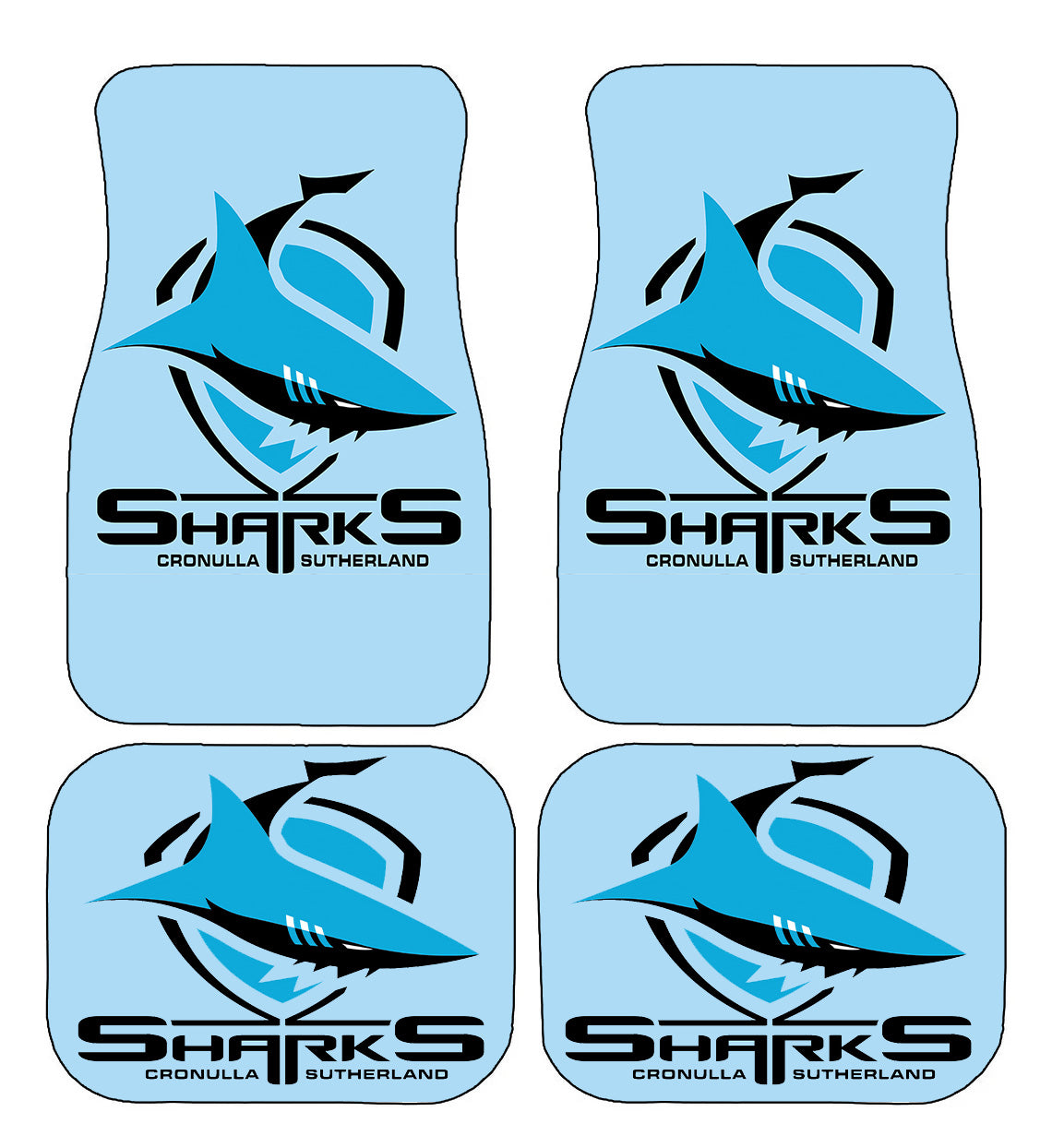 Cronulla Sharks NRL Car Floor Mats