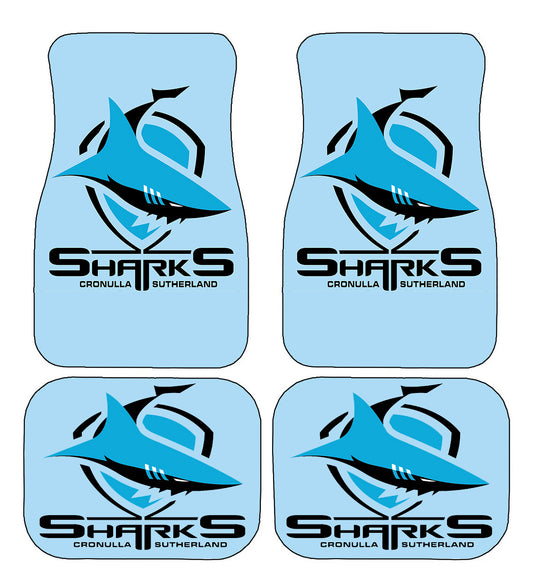 Cronulla Sharks NRL Car Floor Mats