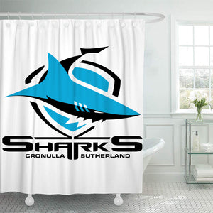 Cronulls Sharks Shower Curtain