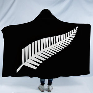 New Zealand Fern Hooded Blanket