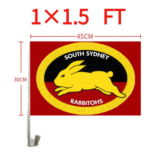 South Sydney Rabbitohs Car Flag/s