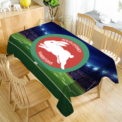 South Sydney Rabbitohs Rectangle Table Cloth Waterproof