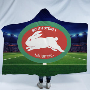 South Sydney Rabbitohs Hooded Blanket