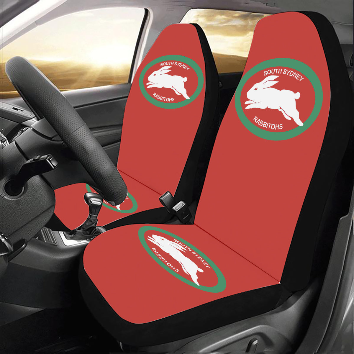 South Sydney Rabbitohs NRL Car Seat Covers