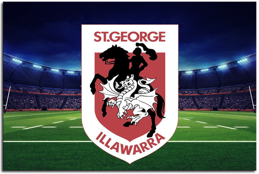 NRL St George Illawarra Dragons Rugby League Flag