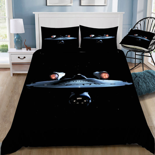 Star Trek Enterprise 1701 Doona / Duvet Cover and 2 Pillow Slips