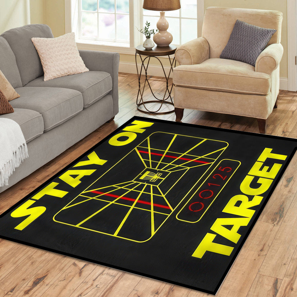 Stay On Target Rectangle Rug