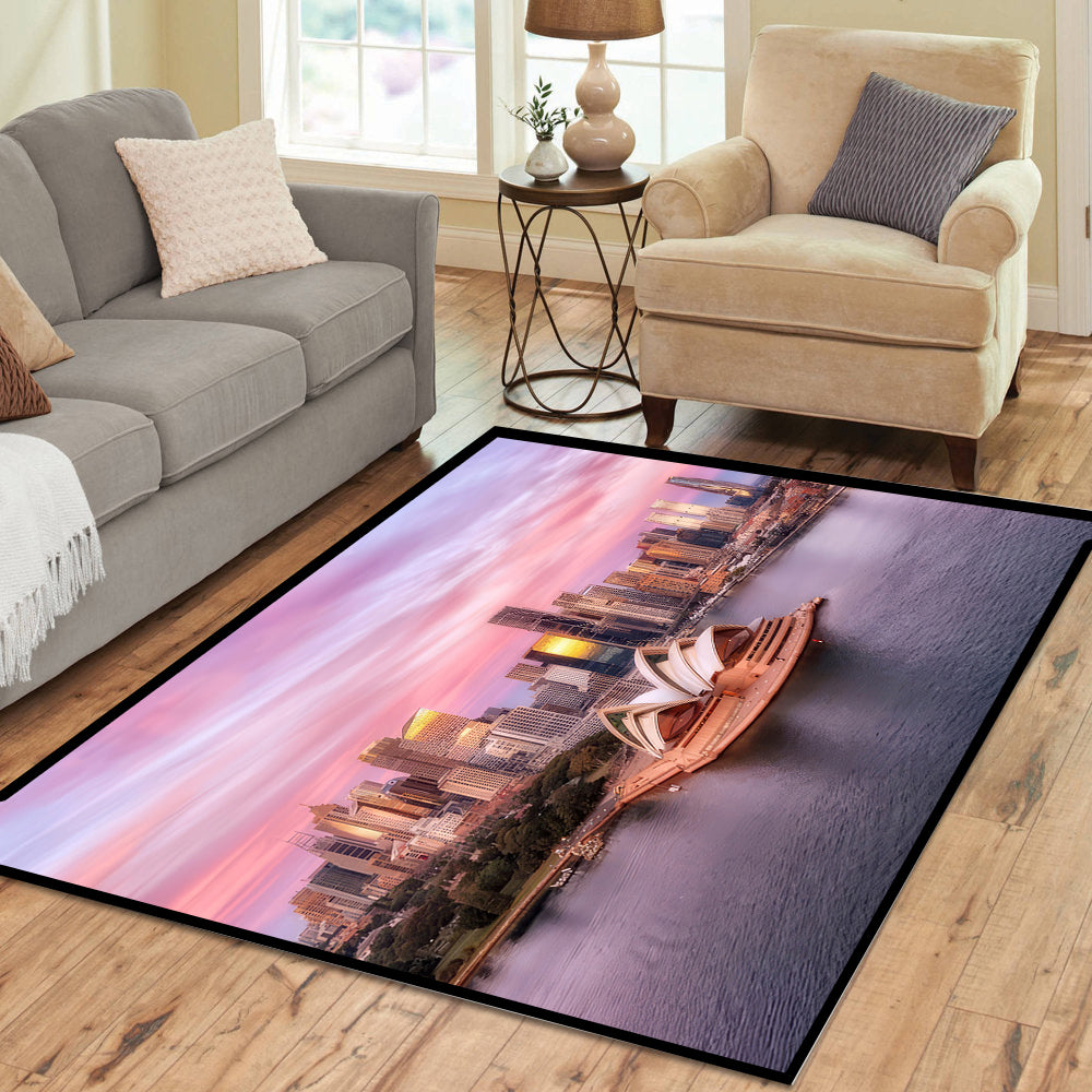 Sydney Opera House Australia Rectangle Rug