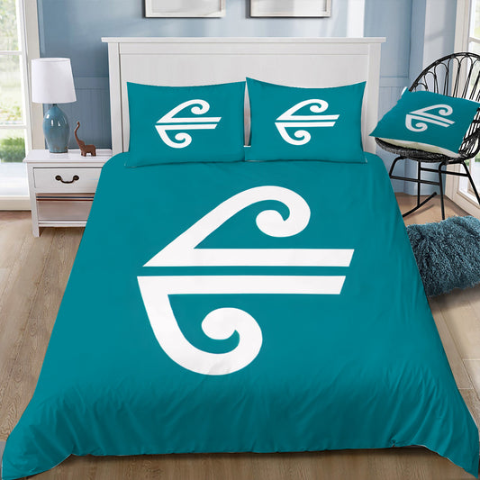 New Zealand Koru Doona / Duvet Cover and 2 Pillow Slips