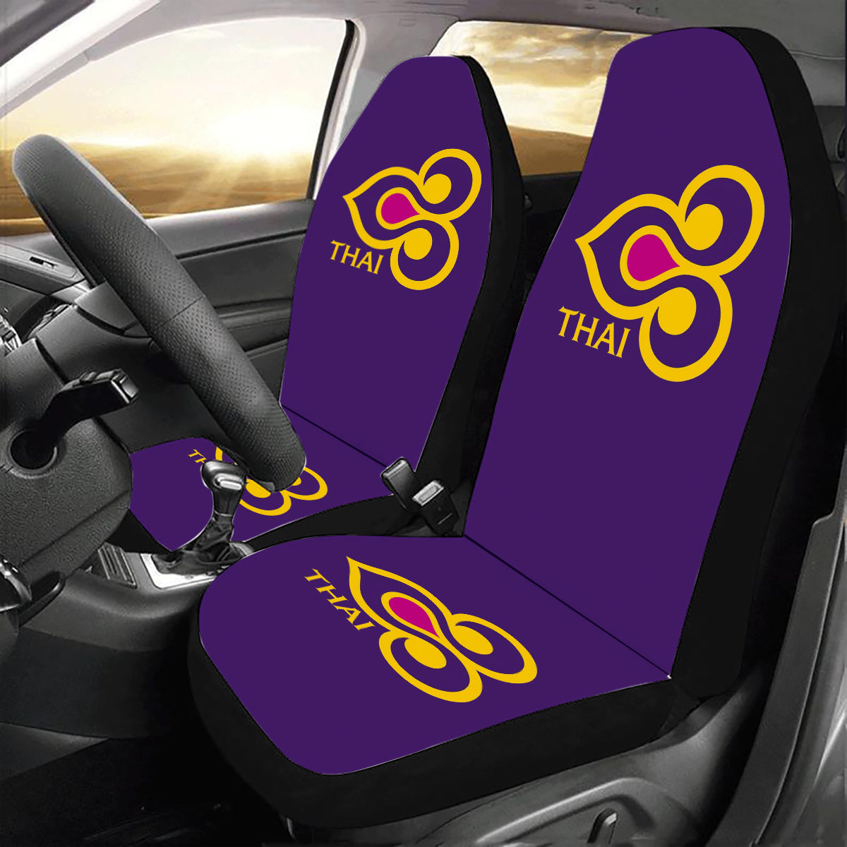 Thai Airlines Logo Car Seat Covers