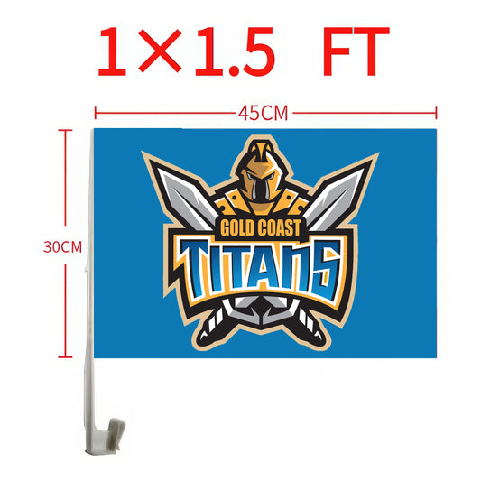 Gold Coast Titans Car Flag/s