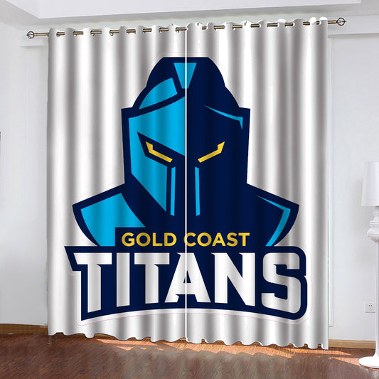 NRL Gold Coast Titans Window Curtains
