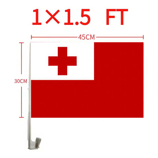 Tonga Car Window Flag