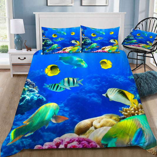 Tropical Fish Doona / Duvet Cover and 2 Pillow Slips