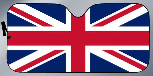 UK United Kingdom Flag Sunshade For Cars & Trucks